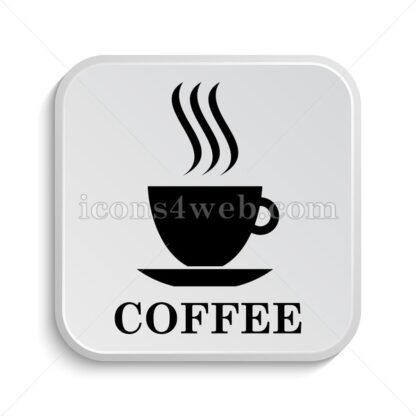 Coffee cup icon design – Coffee cup button design. - Icons for website