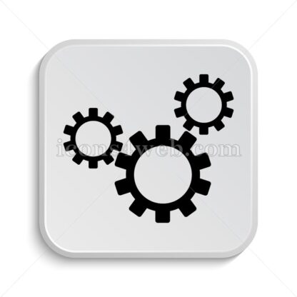 Cogs icon design – Cogs button design. - Icons for website