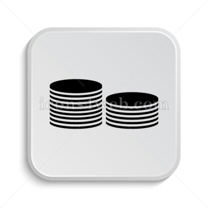 Coins. Money icon design – Coins. Money button design. - Icons for website