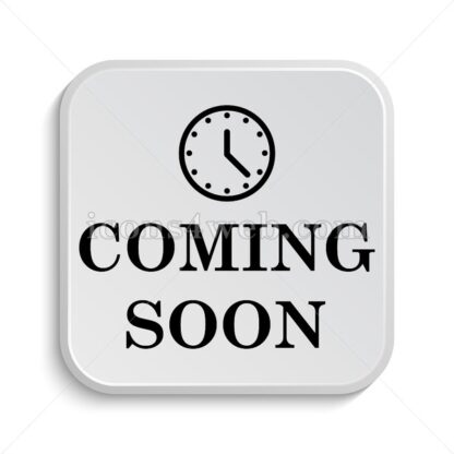 Coming soon icon design – Coming soon button design. - Icons for website