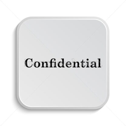 Confidential icon design – Confidential button design. - Icons for website