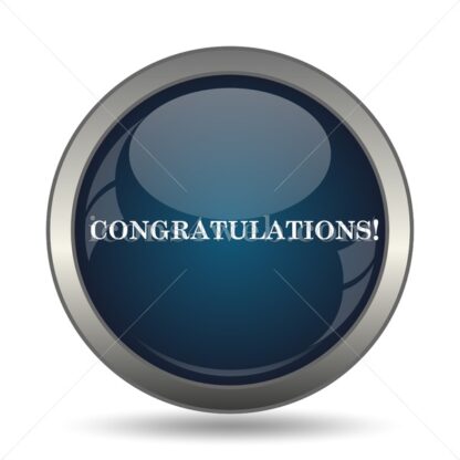 Congratulations icon for website – Congratulations stock image - Icons for website