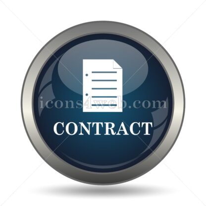 Contract icon for website – Contract stock image - Icons for website