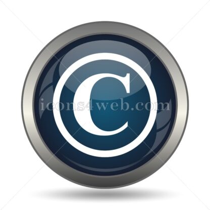 Copyright icon for website – Copyright stock image - Icons for website