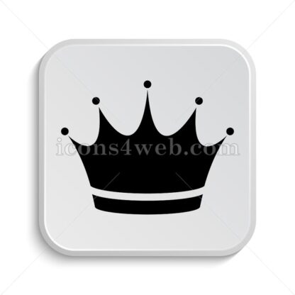 Crown icon design – Crown button design. - Icons for website