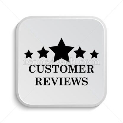 Customer reviews icon design – Customer reviews button design. - Icons for website