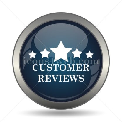 Customer reviews icon for website – Customer reviews stock image - Icons for website