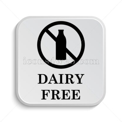 Dairy free icon design – Dairy free button design. - Icons for website