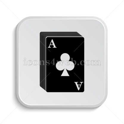 Deck of cards icon design – Deck of cards button design. - Icons for website