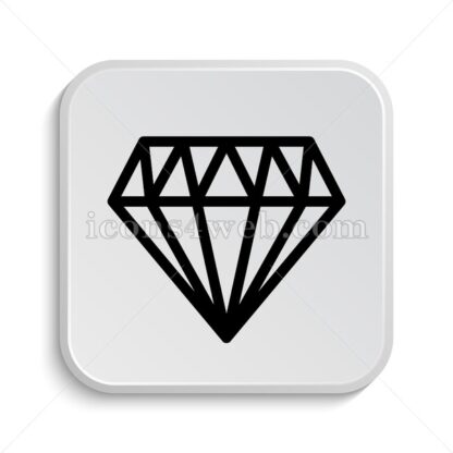 Diamond icon design – Diamond button design. - Icons for website