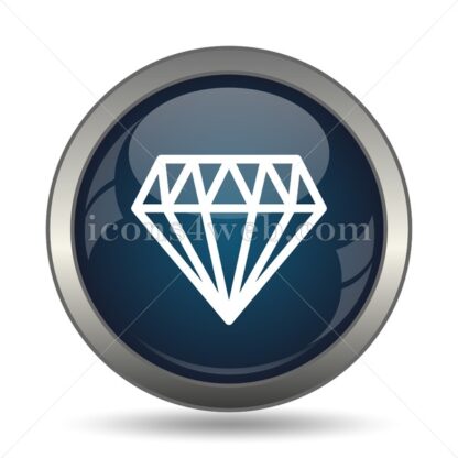 Diamond icon for website – Diamond stock image - Icons for website
