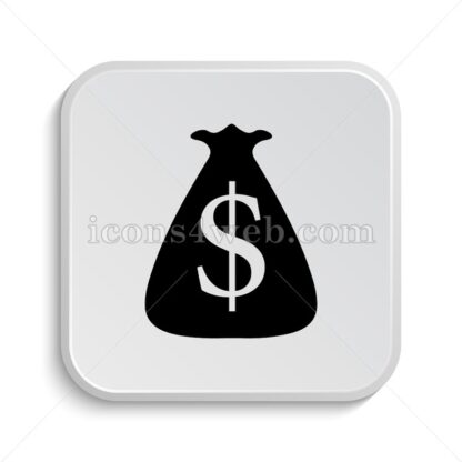 Dollar sack icon design – Dollar sack button design. - Icons for website