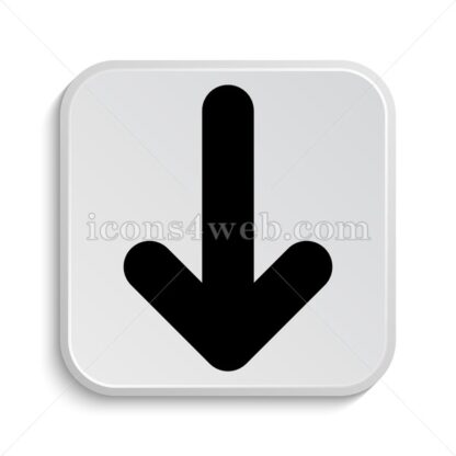Down arrow icon design – Down arrow button design. - Icons for website