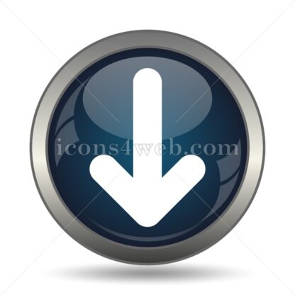 Down arrow icon for website – Down arrow stock image - Icons for website