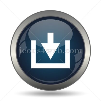 Download sign icon for website – Download sign stock image - Icons for website