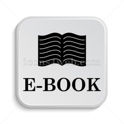 E-book icon design – E-book button design. - Icons for website