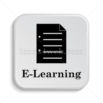E-learning icon design – E-learning button design. - Icons for website