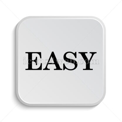 Easy icon design – Easy button design. - Icons for website