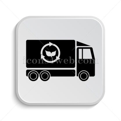 Eco truck icon design – Eco truck button design. - Icons for website