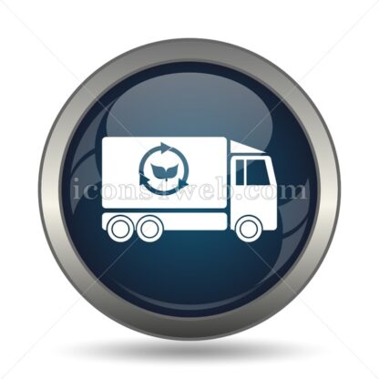 Eco truck icon for website – Eco truck stock image - Icons for website