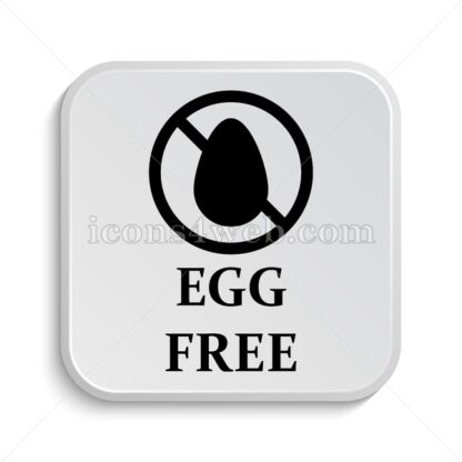 Egg free icon design – Egg free button design. - Icons for website