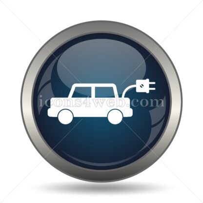 Electric car icon for website – Electric car stock image - Icons for website