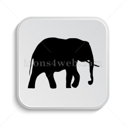 Elephant icon design – Elephant button design. - Icons for website