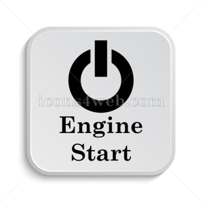 Engine start icon design – Engine start button design. - Icons for website