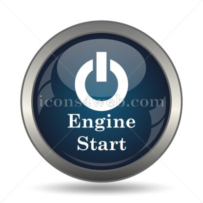 Engine start icon for website – Engine start stock image - Icons for website
