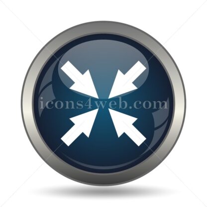 Exit full screen icon for website – Exit full screen stock image - Icons for website
