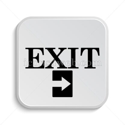 Exit icon design – Exit button design. - Icons for website