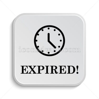 Expired icon design – Expired button design. - Icons for website