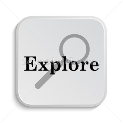 Explore icon design – Explore button design. - Icons for website