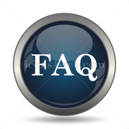 FAQ icon for website – FAQ stock image - Icons for website