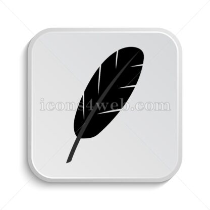 Feather icon design – Feather button design. - Icons for website