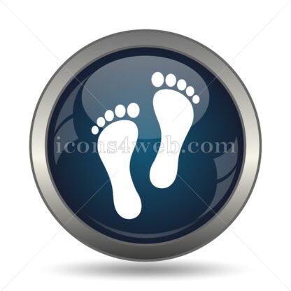 Feet print icon for website – Feet print stock image - Icons for website