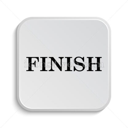 Finish icon design – Finish button design. - Icons for website
