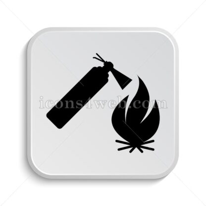 Fire extinguisher icon design – Fire extinguisher button design. - Icons for website