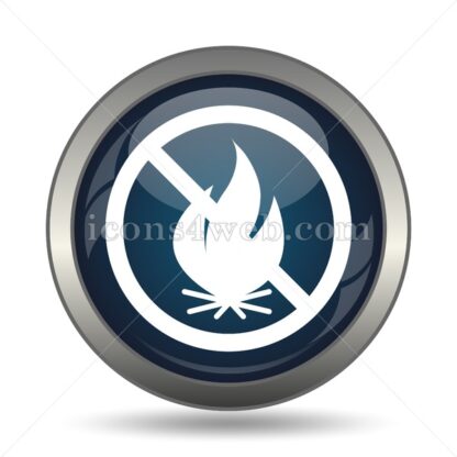 Fire forbidden icon for website – Fire forbidden stock image - Icons for website
