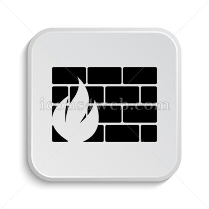 Firewall icon design – Firewall button design. - Icons for website