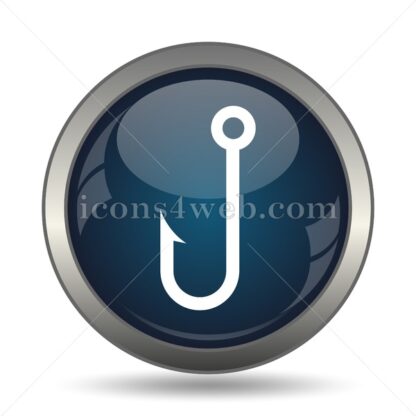 Fish hook icon for website – Fish hook stock image - Icons for website