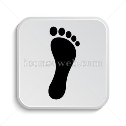 Foot print icon design – Foot print button design. - Icons for website