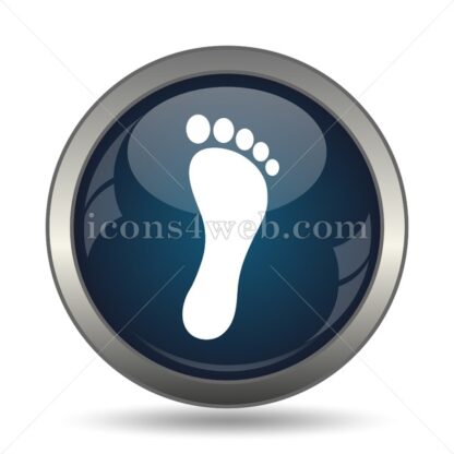 Foot print icon for website – Foot print stock image - Icons for website