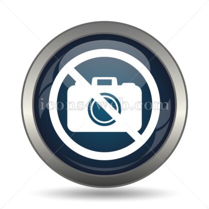 Forbidden camera icon for website – Forbidden camera stock image - Icons for website
