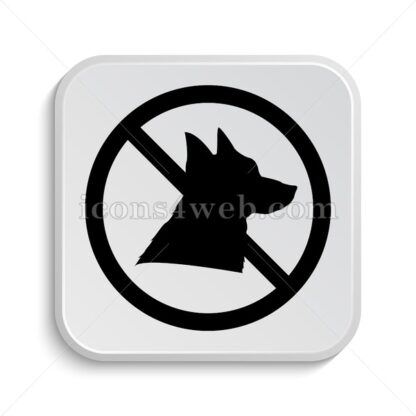 Forbidden dogs icon design – Forbidden dogs button design. - Icons for website