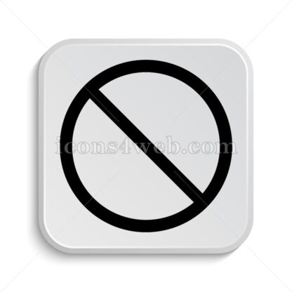 Forbidden icon design – Forbidden button design. - Icons for website