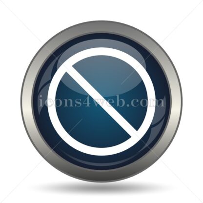 Forbidden icon for website – Forbidden stock image - Icons for website