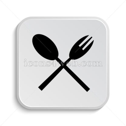 Fork and spoon icon design – Fork and spoon button design. - Icons for website