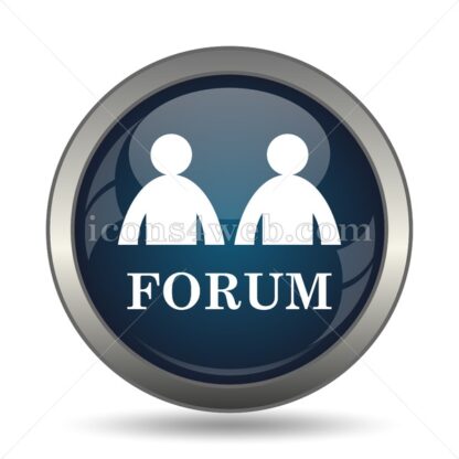 Forum icon for website – Forum stock image - Icons for website