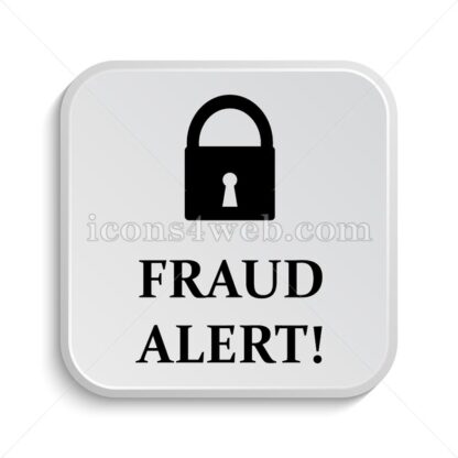 Fraud alert icon design – Fraud alert button design. - Icons for website